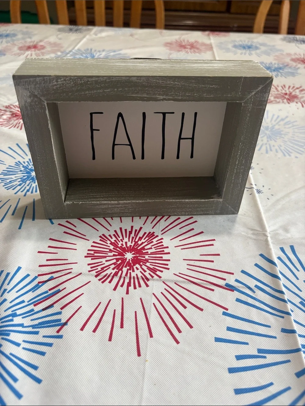 FAITH WALL HANGING/SHELF DECOR